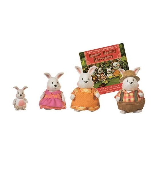 Li'l Woodzeez - Hoppingood Rabbit Family