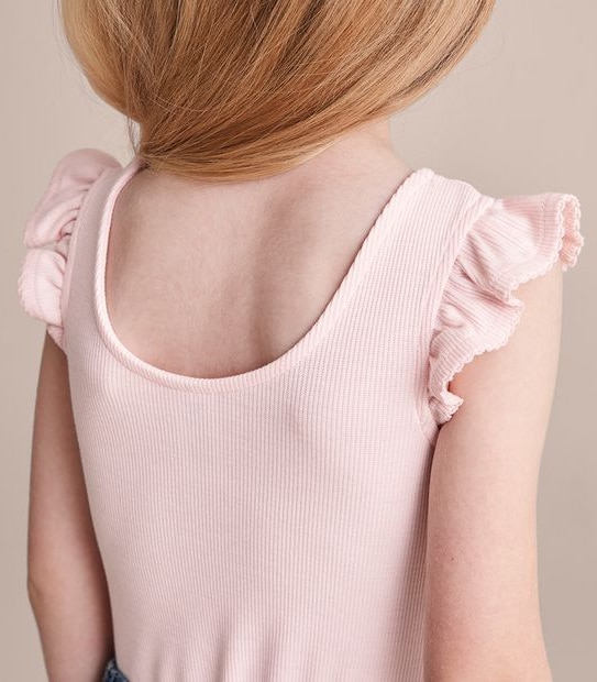 Frill Rib Bodysuit