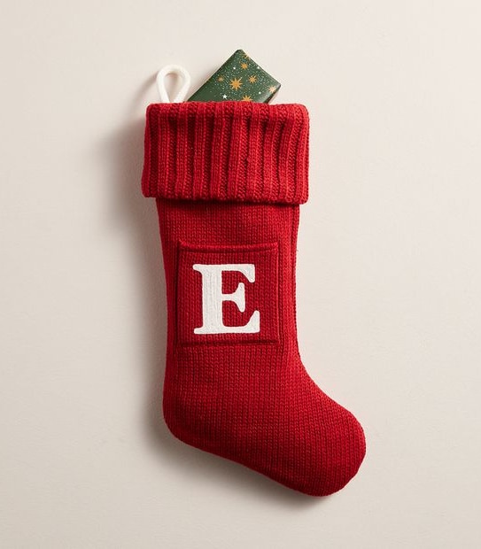 Alphabet Christmas Stocking