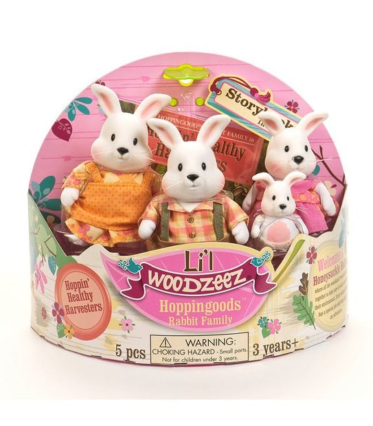 Li'l Woodzeez - Hoppingood Rabbit Family