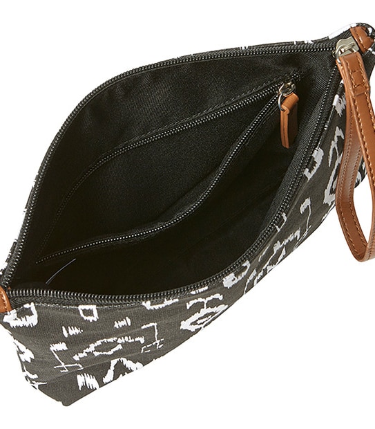 Ikat Canvas Pouch