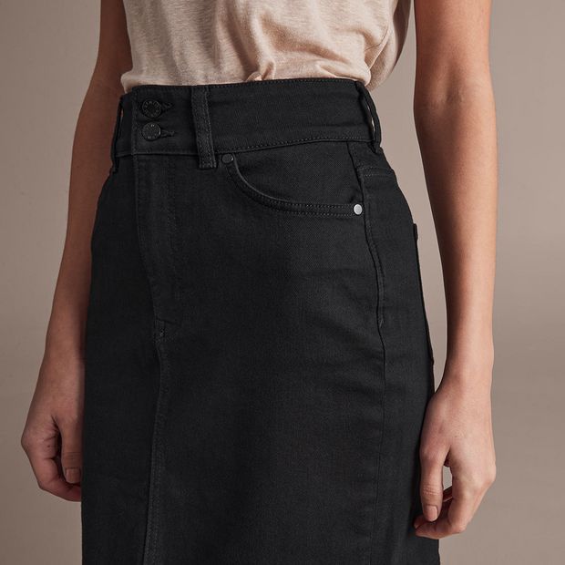 Black denim skirt target 2025