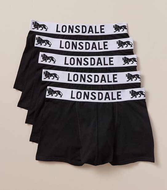Lonsdale London 5 Pack of Trunks