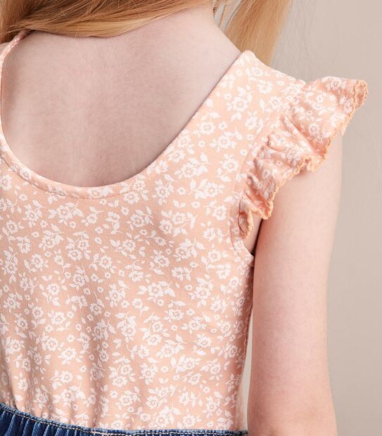Frill Floral Bodysuit