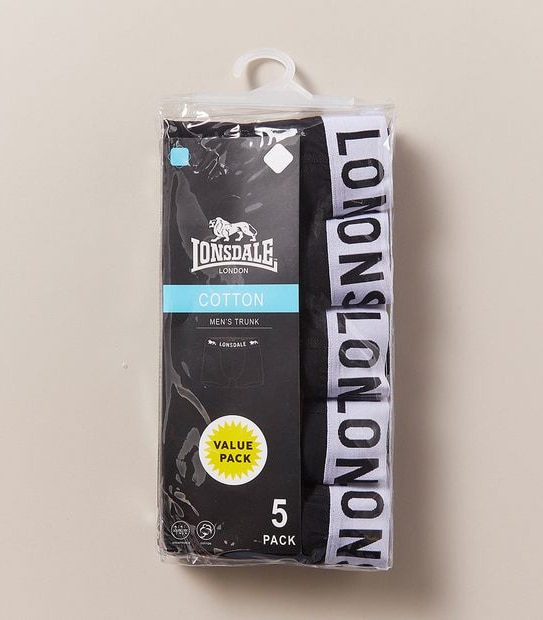 Lonsdale London 5 Pack of Trunks