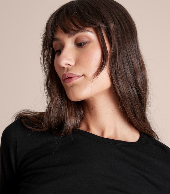 Australian Cotton Long Sleeve Slub T-Shirt
