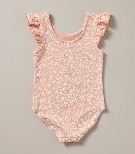 Frill Floral Bodysuit