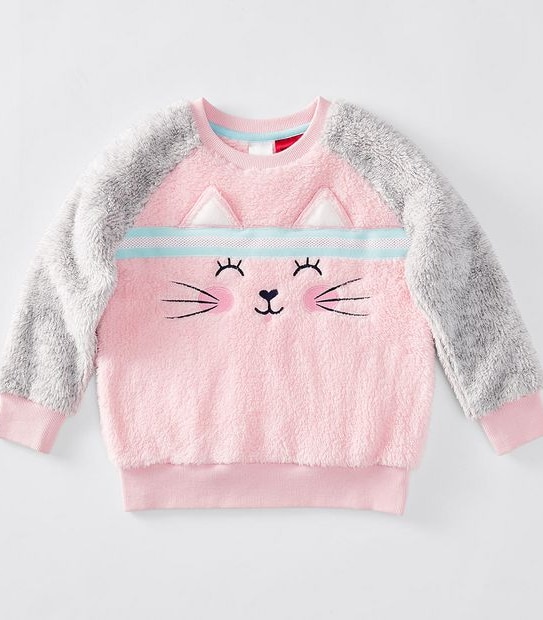 Cat Fleece Pyjama Set 2 of 6