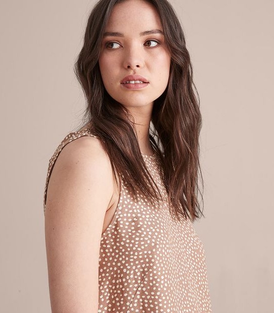 Preview Linen Blend Tiered Maxi Dress