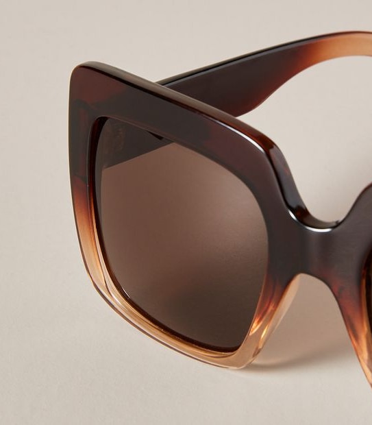 Womens Square Sunglasses - Tortoiseshell