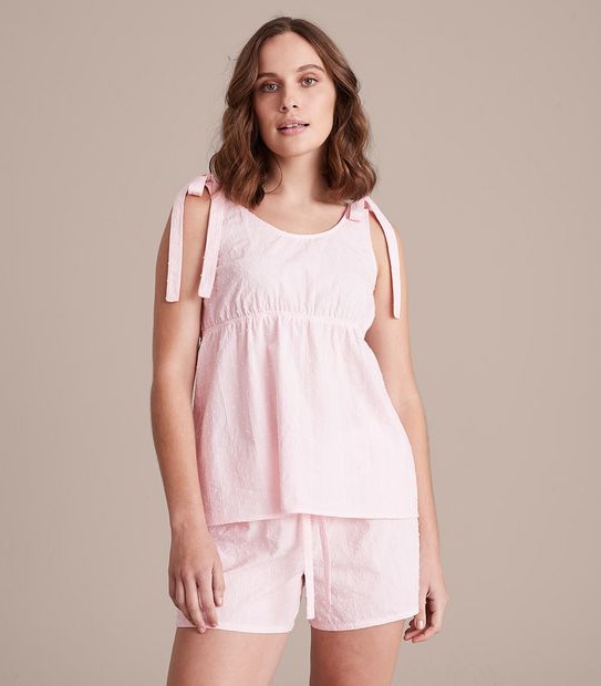 Dobby Sleep Cami and Shorts Set