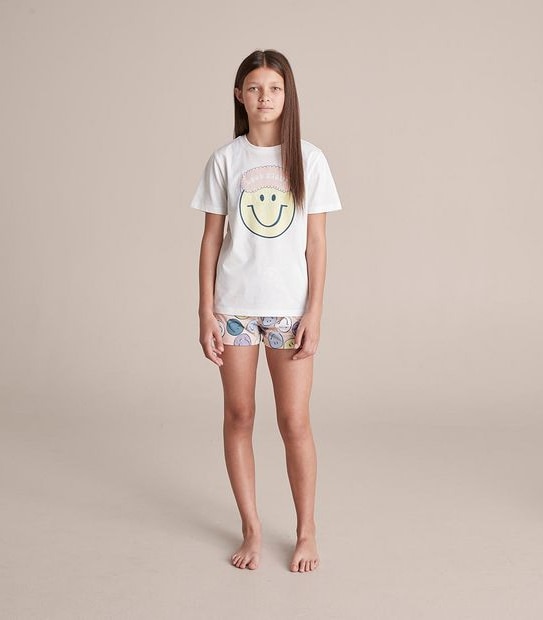 Kids Family Matching Happy Face Cotton Pyjama Set