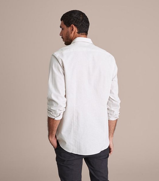 Preview Linen Blend Long Sleeve Shirt