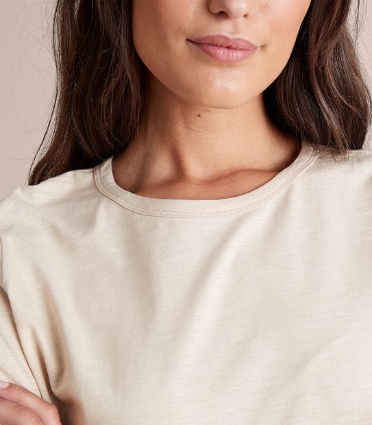 Australian Cotton Long Sleeve Slub T-Shirt