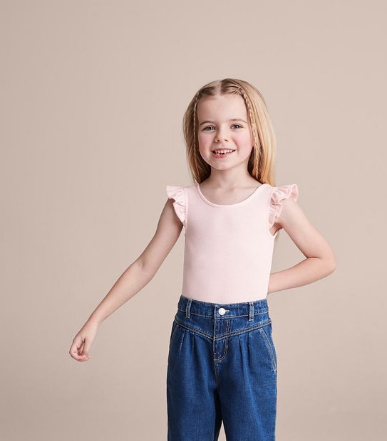 Frill Rib Bodysuit