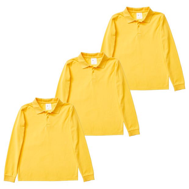 yellow school polo shirts