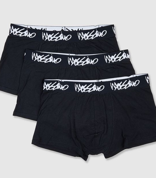 Mossimo 3 Pack Trunks - Black