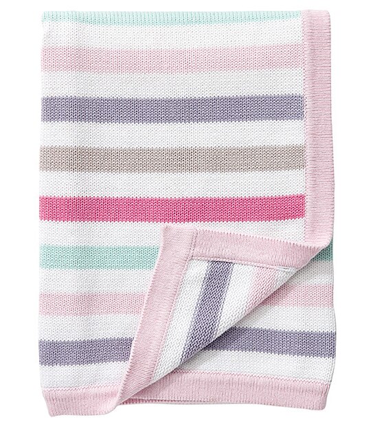 Knitted Pram Blanket - Bella