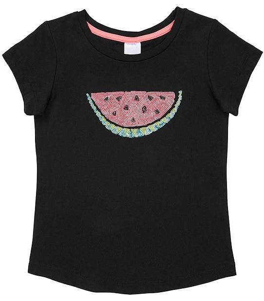 Short Sleeve Sequin Watermelon T-Shirt