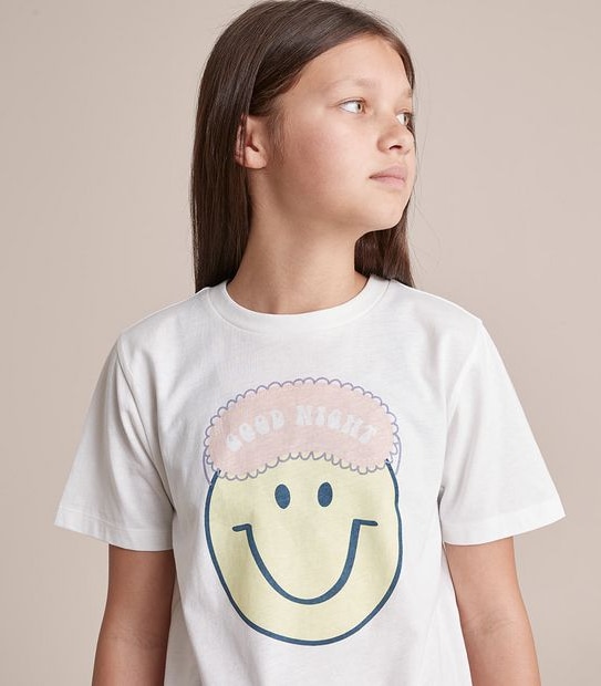 Kids Family Matching Happy Face Cotton Pyjama Set