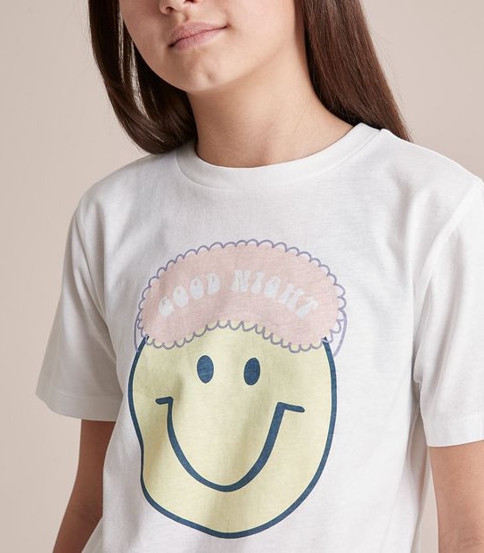 Kids Family Matching Happy Face Cotton Pyjama Set