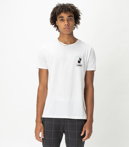 ZxZanerobe Box Logo T-Shirt - White
