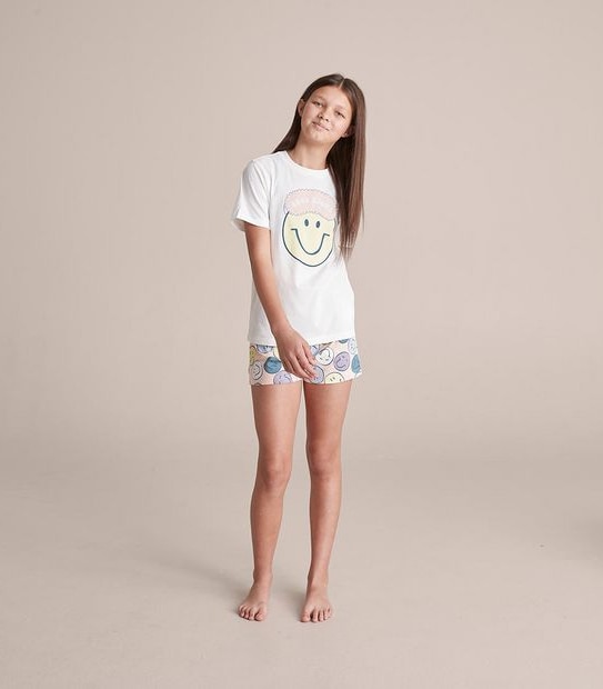 Kids Family Matching Happy Face Cotton Pyjama Set