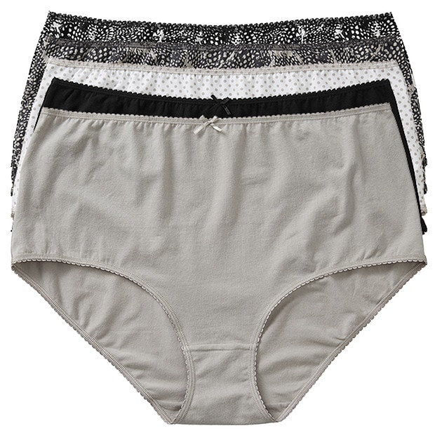 5 Pack Fuller Figure Full Briefs 5 Pack Fuller Figure Full Briefs