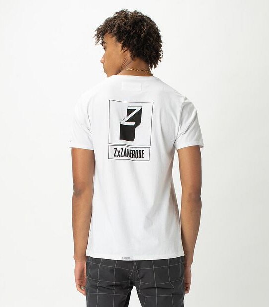 ZxZanerobe Box Logo T-Shirt - White