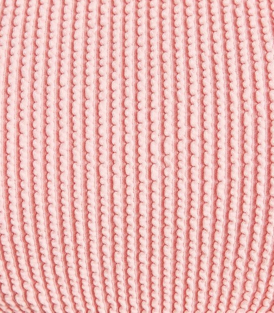 Crinkle Square Neck Swim Bikini Top