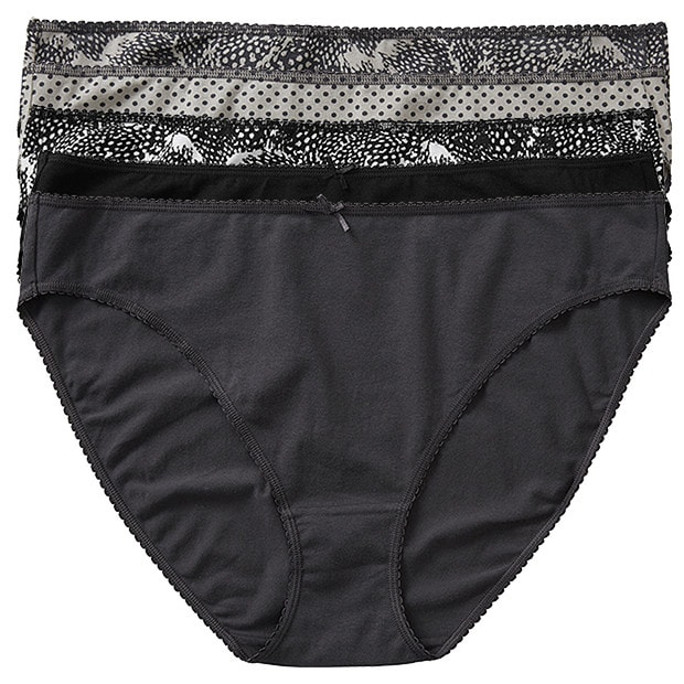 5 Pack Fuller Figure High Cut Briefs 5 Pack Fuller Figure High Cut Briefs