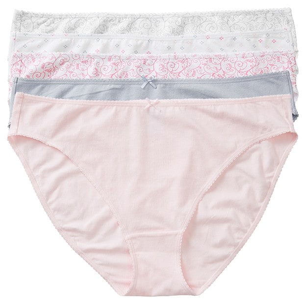 5 Pack Fuller Figure High Cut Briefs 5 Pack Fuller Figure High Cut Briefs