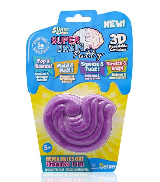 Slimy Super Brainy Metallic Putty
