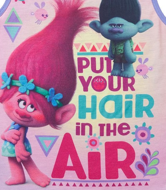Trolls Hair In The Air Sleeveless Pyjama Set