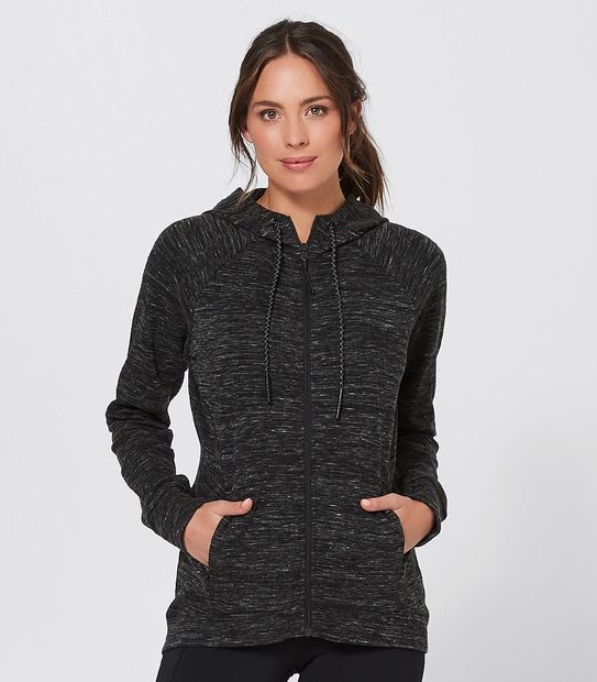 Active Tech Fleece Jacket - Charcoal Marle