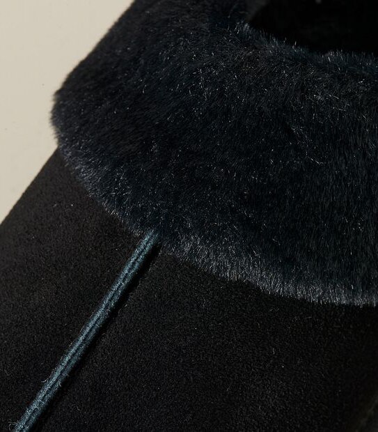 Womens Sage IV Suede Scuff Slippers