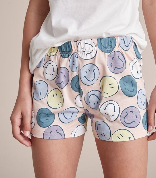 Kids Family Matching Happy Face Cotton Pyjama Set
