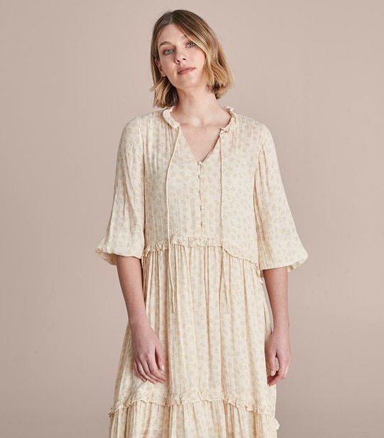 Frill Collar Dress