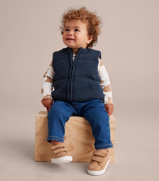 Baby Knit Puffer Vest