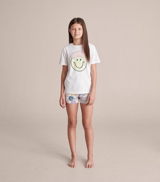 Kids Family Matching Happy Face Cotton Pyjama Set