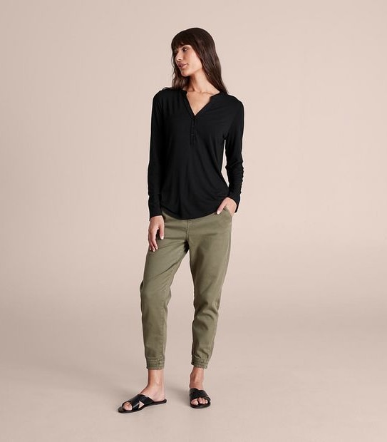 Rory Long Sleeve Henley Top