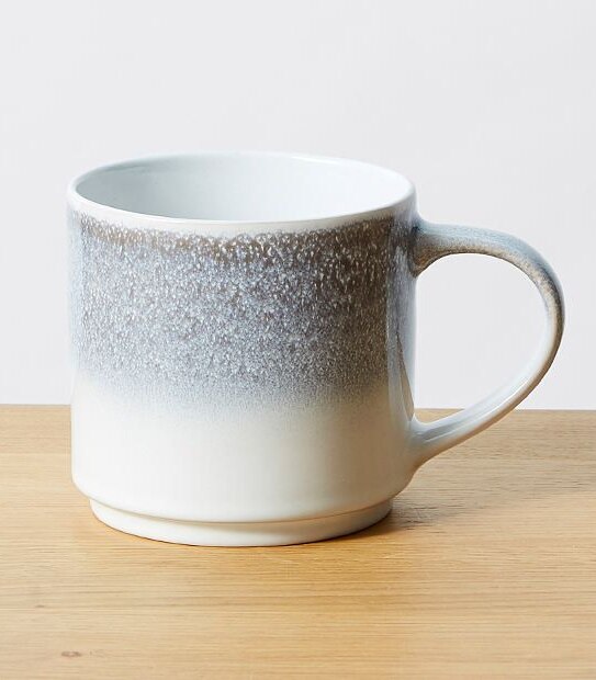 Set Of 4 Reactive Glaze Mugs
