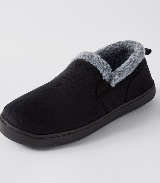 Thinsulate Johnny Closed Back Slippers - Black