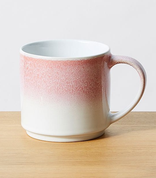 Set Of 4 Reactive Glaze Mugs