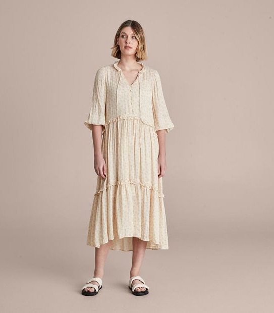 Frill Collar Dress
