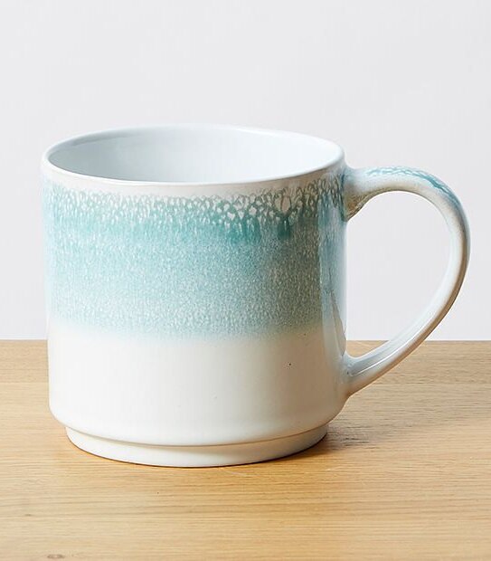 Set Of 4 Reactive Glaze Mugs
