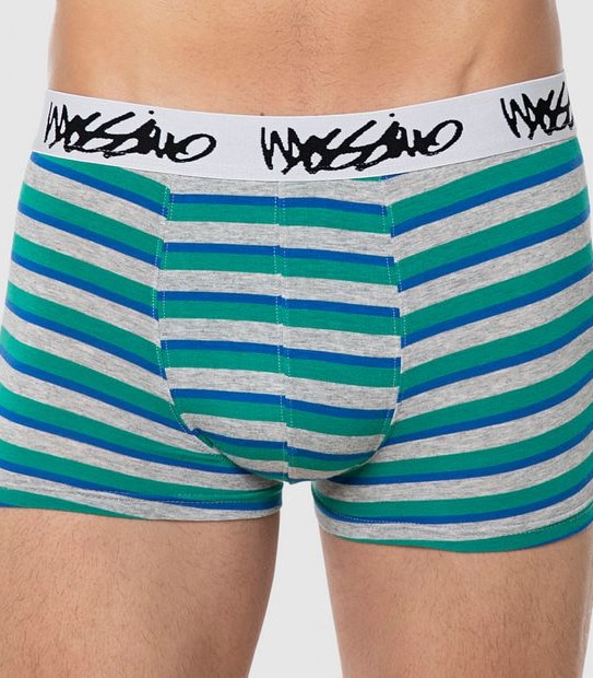 Mossimo 3 Pack Trunks - Green Stripe