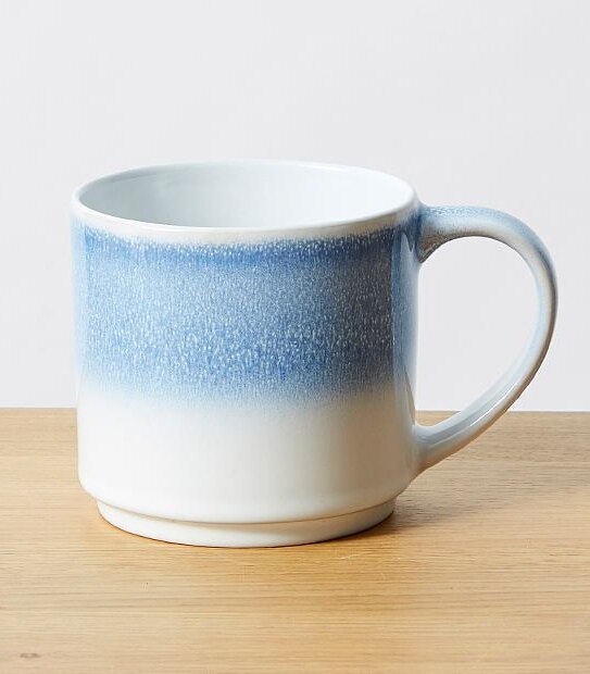 Set Of 4 Reactive Glaze Mugs