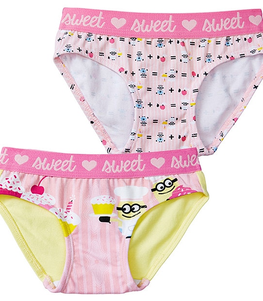 Girls' 2 Pack Briefs - Minions
