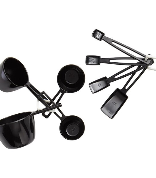 Zak 7 Piece Melamine Utensils Set - Black